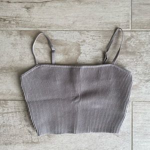 Babaton Sculpt Knit Cami Cropped Tank
